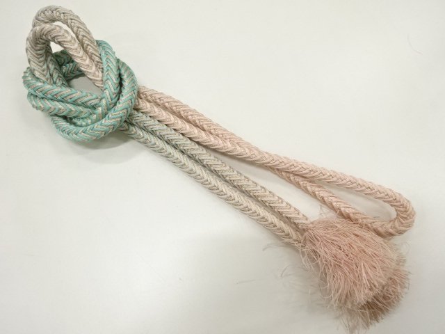 JAPANESE KIMONO / HAND-TIED OBIJIME CORD